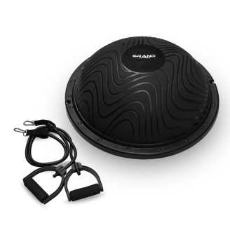 Platforma do balansowania Half Ball BLACK – trening równowagi i core
