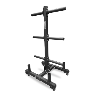 Stojak na obciążenie i gryfy Grand Fitness - Mobilny