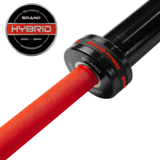Gryf Treningowy 20kg HYBRID BAR RED