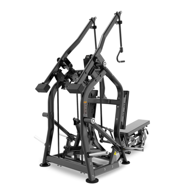 Lat Pulldown / Low Row PL03 - Maszyna treningowa do treningu mięśni pleców, ściąganie drążka z góry, wiosłowanie