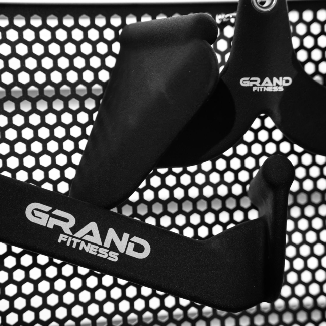 GRAND Fitness Cable Attachment Set – 5 Pieces | Training Handles for Cable Machines and Multi-Gyms