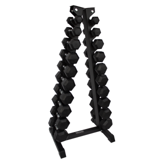 Hex Dumbbells Set 1kg-10kg - With Rack GRAND